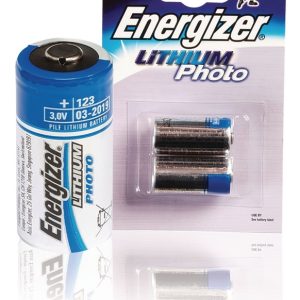 Energizer 2x Lithium 3V batteri EL123 FSB2