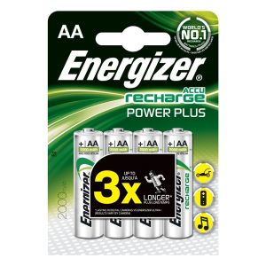 Energizer Batteri Aa/Lr6 Laddbart Ni-Mh 2000Mah 4-Pack