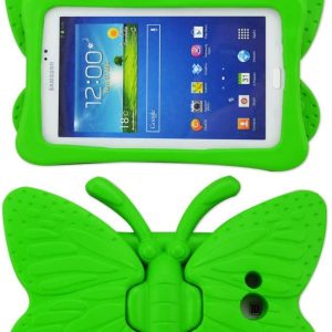 Fjärilsformat barnfodral, Samsung Tab 3 7.0/4 7.0/A 7.0, grön