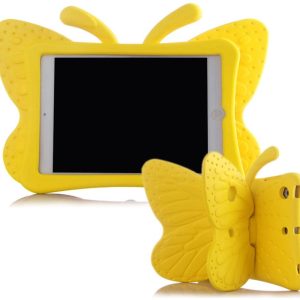 Fjärilsformat barnfodral, Samsung Tab 3 7.0/4 7.0/A 7.0, gul