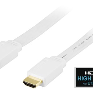 Flat HDMI-kabel med stöd för 3D 1m