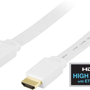 Flat HDMI-kabel med stöd för 3D 3m