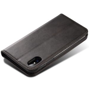 Fodral med ställ och kortplats, iPhone X/XS, svart