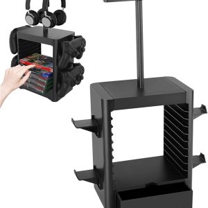 Förvaringsställ till handkontroller, spel och headset