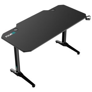 Fourze D1400 Gaming Skrivbord Bordsmatta -MattSvart