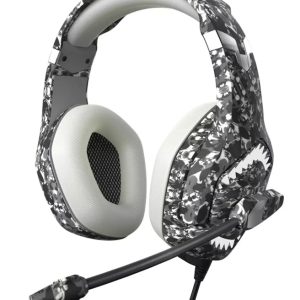 Gamingheadset till PC, Grå kamouflage