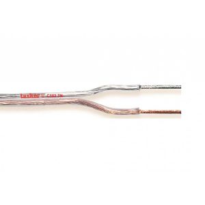 Högtalarkabel på Rulle 2x 0.22 mm² 100 m Transparent