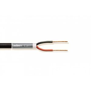 Högtalarkabel på Rulle 2x 4.00 mm² 100 m Svart