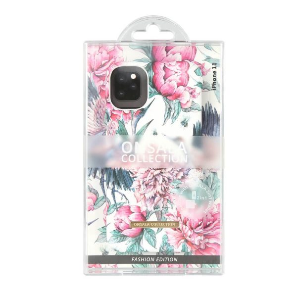 Onsala mobilskal till iPhone 11 Soft Pink Crane