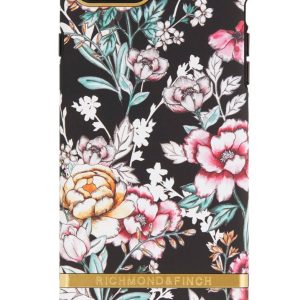 Richmond & Finch skal för iPhone 6/6S/7/8 Plus, Blommig Svart