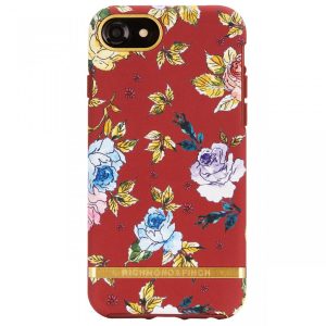 Richmond & Finch skal för iPhone 6/6S/7/8/SE 2, Rödblommig