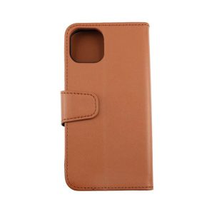 Rvelon iPhone 13 Pro Plånboksfodral - Gyllenbrun