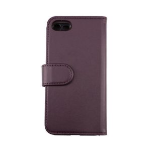 Rvelon iPhone 7/8/SE 2020 TPU Magnetisk PU-fodral - Mörk körsbär