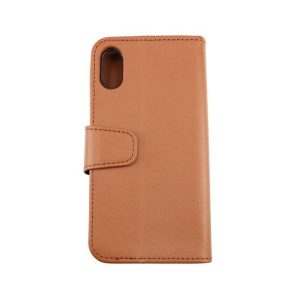 Rvelon iPhone X/XS Plånboksfodral - Gyllenbrun