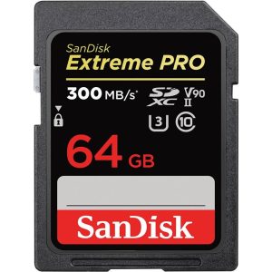 SANDISK SDHC Extreme Pro 64GB 300MB/s UHS-II V90