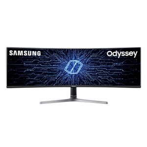 Samsung 49" Odyssey CRG9 Series - Böjd QLED skärm 5120 x 1440 Dual QHD 120Hz - Mörkgrå