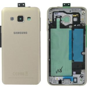 Samsung Galaxy A3 Baksida batterilucka original - Guld