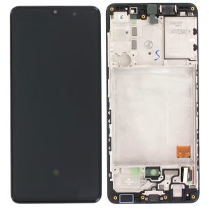Samsung Galaxy A41 Original Skärm Super AMOLED Display - Svart