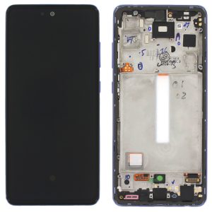 Samsung Galaxy A52s 5G Original Skärm med Ram - Lila