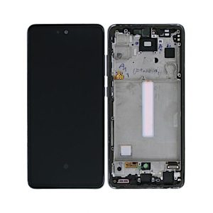 Samsung Galaxy A52s 5G Original Skärm med Ram - Svart