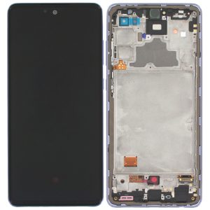 Samsung Galaxy A72 Original Skärm Super AMOLED - Lila