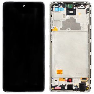 Samsung Galaxy A72 Original Skärm Super AMOLED - Vit