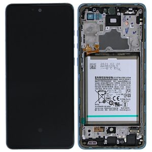 Samsung Galaxy A72 Original Skärm med Batteri - Blå