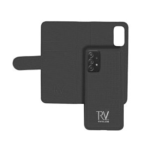 Samsung Galaxy A72 TPU Läderfodral Skal - Svart