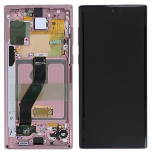 Samsung Galaxy Note 10 Original OLED Display Skärm - Rosa