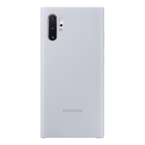 Samsung Galaxy Note 10 Plus Silikonskal Original - Silver
