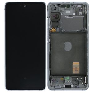 Samsung Galaxy S20 FE Original Skärm Super Amoled Display - Vit