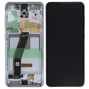Samsung Galaxy S20 Original Skärm Dynamic Amoled 2X - Vit