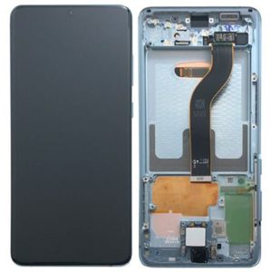 Samsung Galaxy S20 Plus Original Skärm Dynamic Amoled 2X - Blå Moln