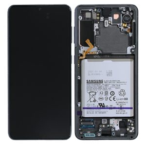 Samsung Galaxy S21 5G Original Skärm Dynamic Amoled 2X - Vit