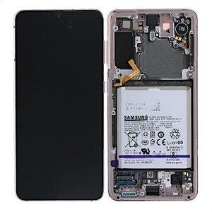 Samsung Galaxy S21 Original Skärm Dynamic Amoled 2X - Rosa
