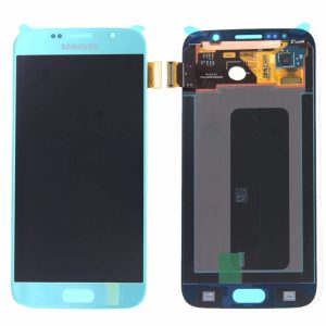Samsung Galaxy S6 Skärm AMOLED & touch - Original - Blå