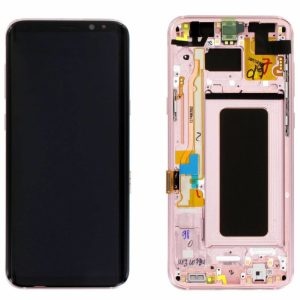 Samsung Galaxy S8 Plus Skärm Display Glas Original - Rosa/Guld
