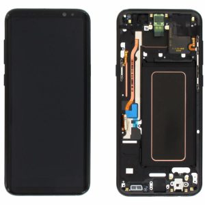 Samsung Galaxy S8 Plus Skärm Display original - Svart
