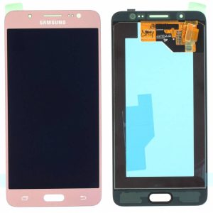 Samsung J5 2016 Komplett Skärm LCD & touch - Original - Rosa Guld