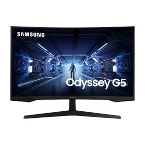 Samsung Odyssey G5 27" C27G55T Böjd LED skärm 2560 x 1440 WQHD 144Hz - Svart