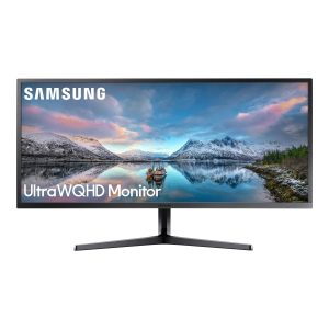 Samsung S34J550 34.1" LED Skärm Ultra Wide 3440 x 1440 WQHD 75Hz - Mörkgrå/blå