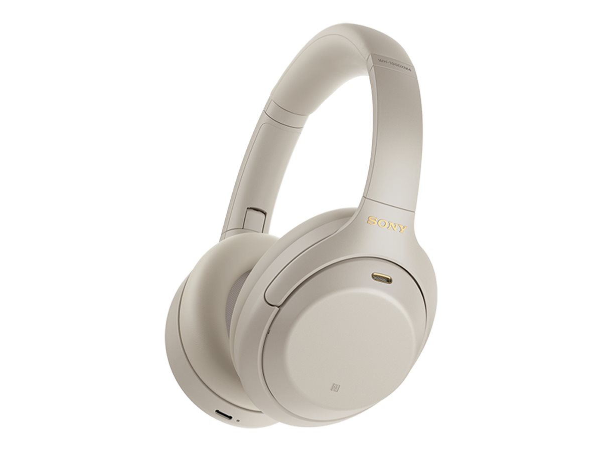 Sony WH-1000XM4 Trådlösa Hörlurar Med Mikrofon - Silver Sony WH-1000XM4 Trådlösa Hörlurar Med Mikrofon - Silver