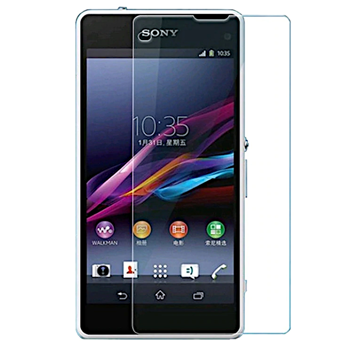 Sony Xperia Z1 Compact 9H Härdat Glas Skärmskydd Sony Xperia Z1 Compact 9H Härdat Glas Skärmskydd