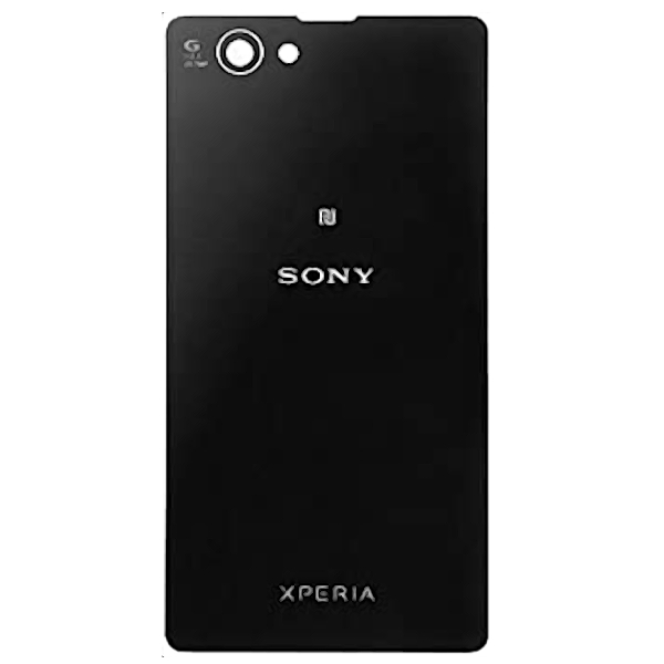 Sony Xperia Z1 Compact Svart Baksida Original med Tejp Sony Xperia Z1 Compact Svart Baksida Original med Tejp