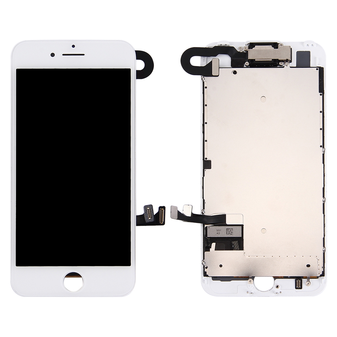 iPhone 7 Plus komplett LCD Skärm med smådelar - Vit iPhone 7 Plus komplett LCD Skärm med smådelar - Vit