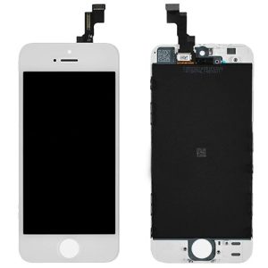 iPhone SE Skärm med LCD Display Glas - Vit