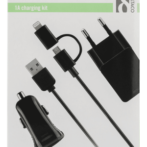 iPhone USB Väggladdare, Billaddare, laddkit och USB-synk-/laddarkabel