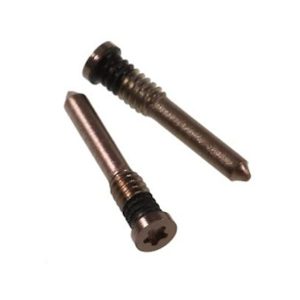 iPhone XS Bottenskruvar 2 st till Laddkontakt - Guld