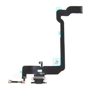 iPhone XS Laddkontakt med Flexkabel - Svart