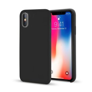 iPhone X/XS Silikonskal - Svart